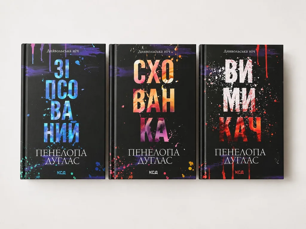 Продам трилогию Пенелопы Дуглас «Диявольська ніч» (Зіпсований / Схованка / Вимикач)